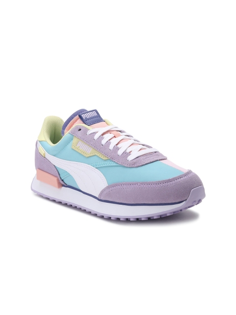 

Puma Unisex Multicoloured Colourblocked Future Rider Slash CB Sneakers, Multi