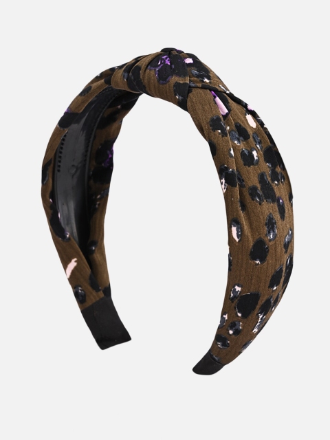 

BuckleUp Women Multicoloured Knot Detail Hairband, Multi