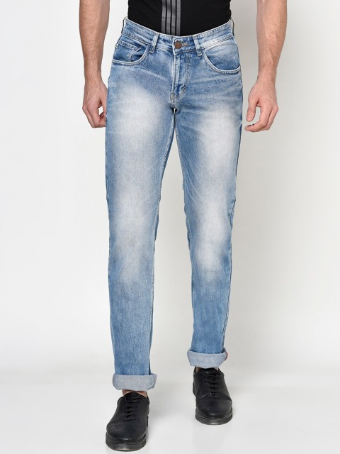 

Octave Men Blue Heavy Fade Stretchable Jeans
