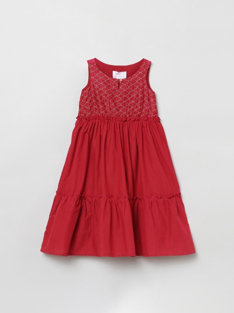 

max Girls Red A-Line Maxi Dress