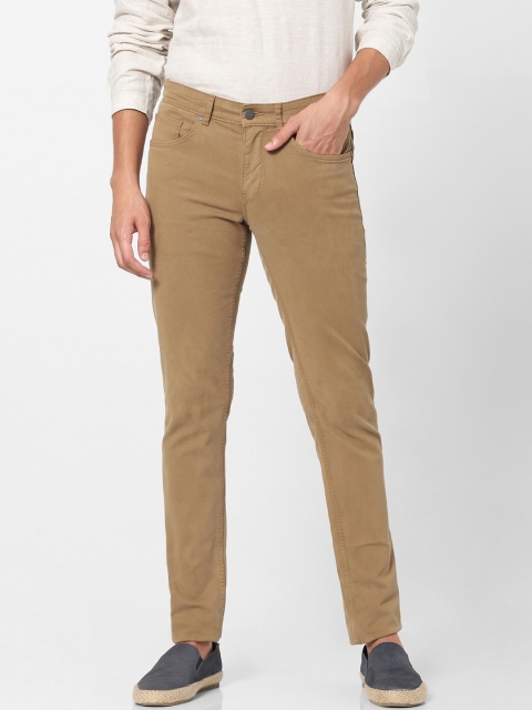 

Celio Men Brown Skinny Fit Regular Trousers