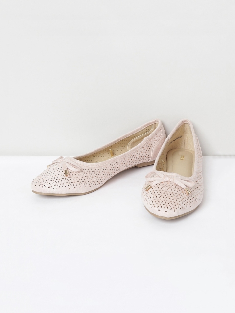 

max Women Beige Ballerinas with Bows