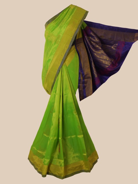 

Pothys Green Woven Design Pure Silk Saree