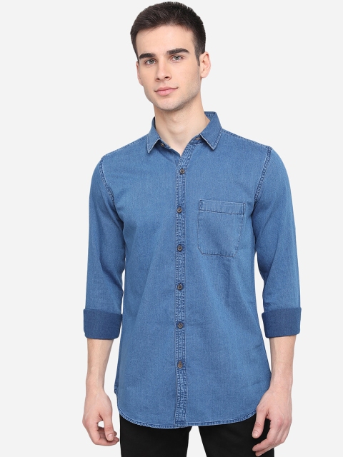 

JADE BLUE Men Blue Slim Fit Casual Shirt