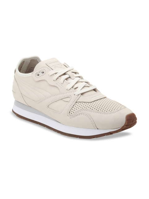 

Puma Unisex Off White Perforations Nubuck Mirage OG Sneakers