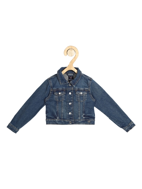 

Allen Solly Junior Girls Blue Windcheater Denim Jacket