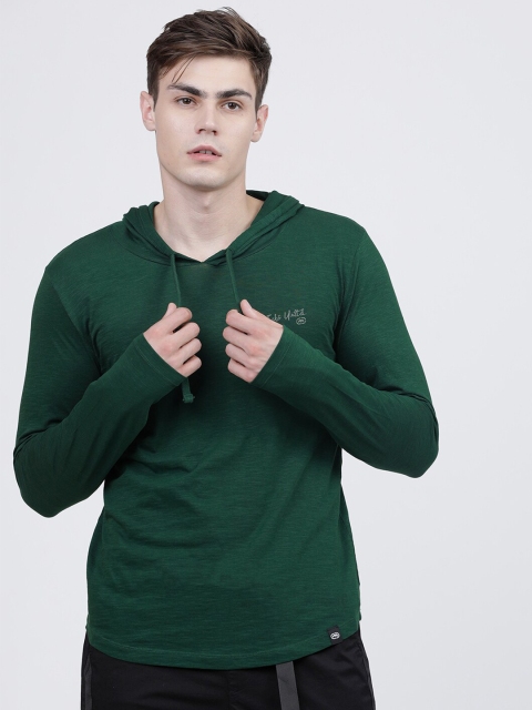 

Ecko Unltd Men Olive Typography Printed Slim Fit T-shirt