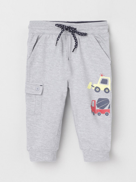 

max Boys Grey Cotton Joggers