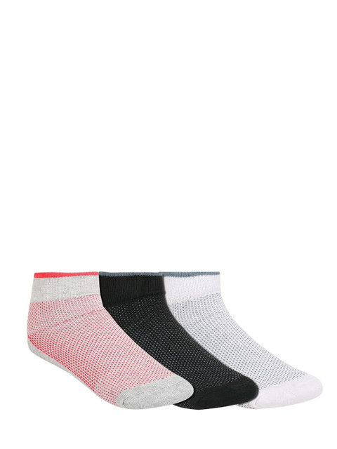 

Creature Men Pack Of 3 Assorted Cotton Ankle-Length Socks