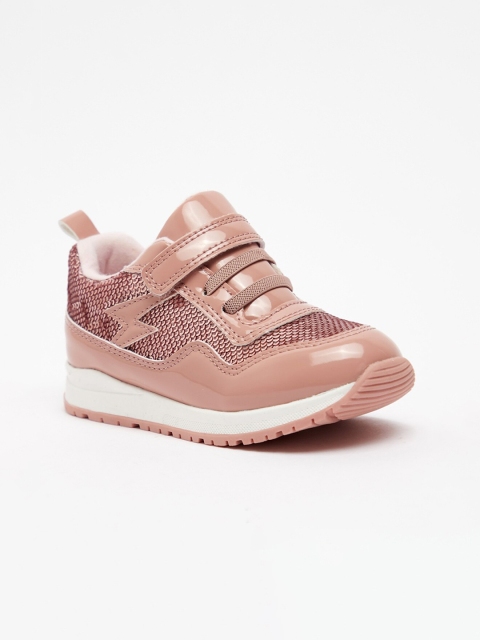 

shoexpress Girls Pink Woven Design Sneakers