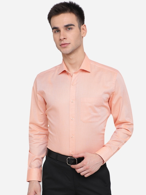 

JADE BLUE Men Orange Casual Shirt