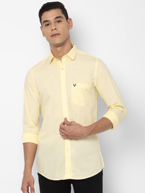 

Allen Solly Men Yellow Slim Fit Casual Shirt
