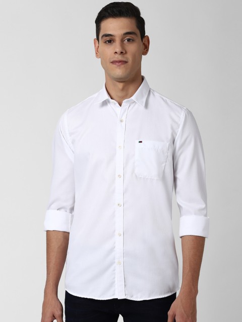 

Peter England Casuals Men White Cotton Casual Shirt