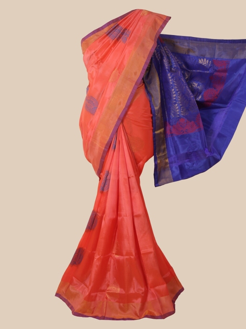 

Pothys Coral Floral Pure Silk Saree