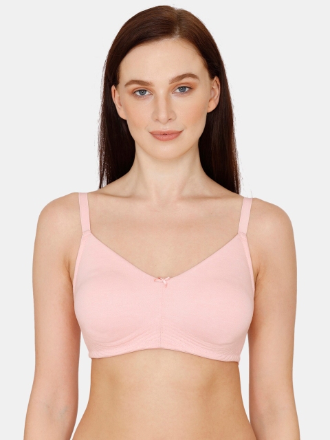 

Zivame Pink Everyday Bra Full Coverage