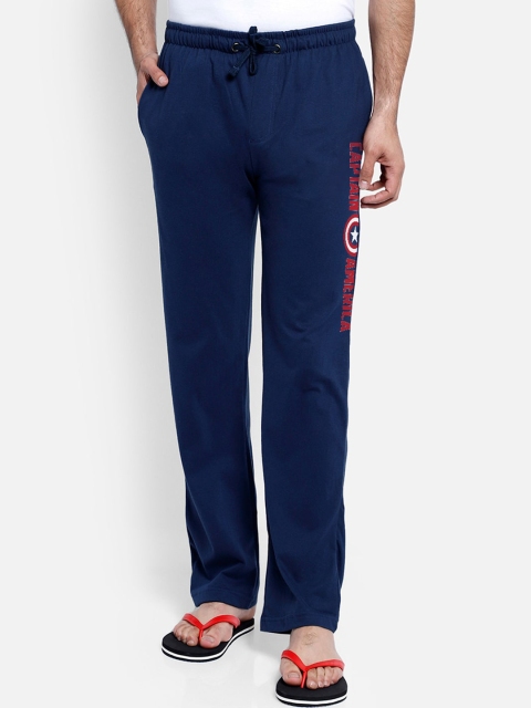 

Free Authority Men Navy Blue Captain America Print Lounge Pant