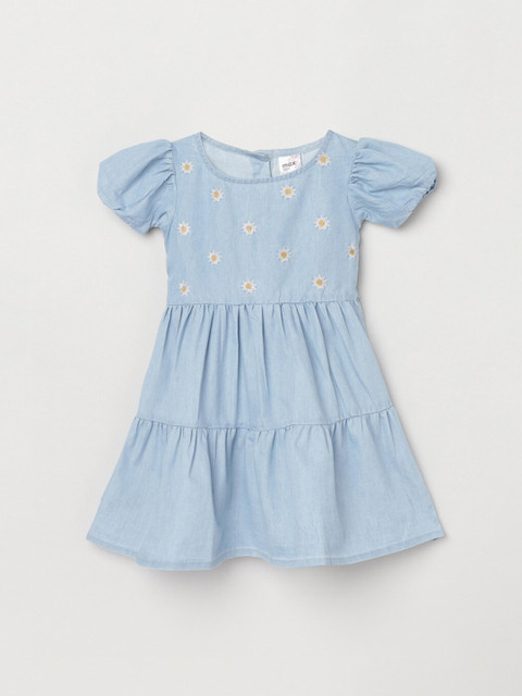 

max Girls Blue A-Line Dress