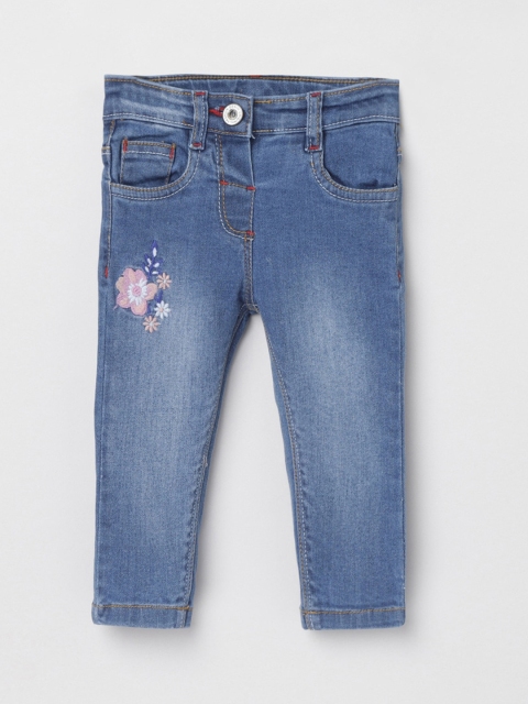 

max Girls Blue Light Fade Stretchable Jeans