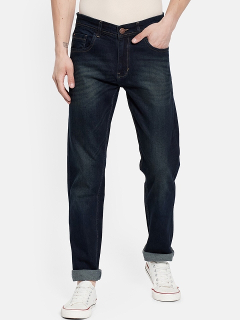 

Octave Men Navy Blue Light Fade Stretchable Jeans