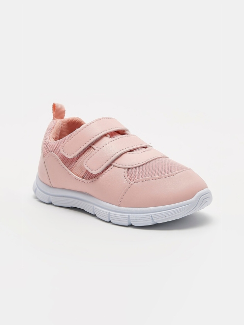 

shoexpress Girls Pink Textile Walking Shoes