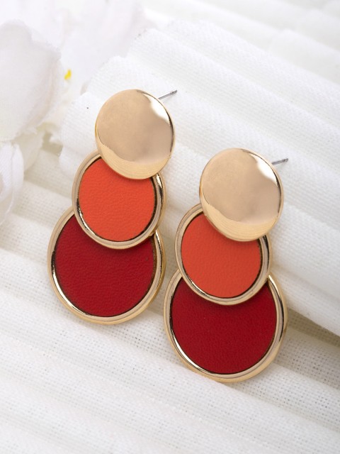 

CRZ Multicoloured Contemporary Drop Earrings, Multi
