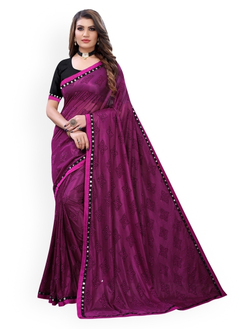 

KALINI Pink Silk Blend Saree