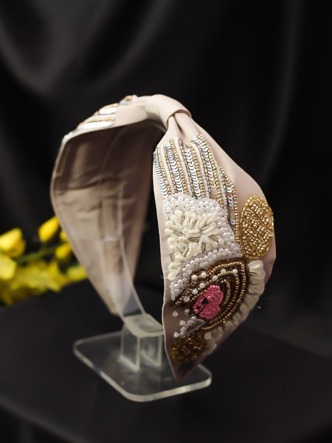 

Bellofox Women Grey Embellished Hairband
