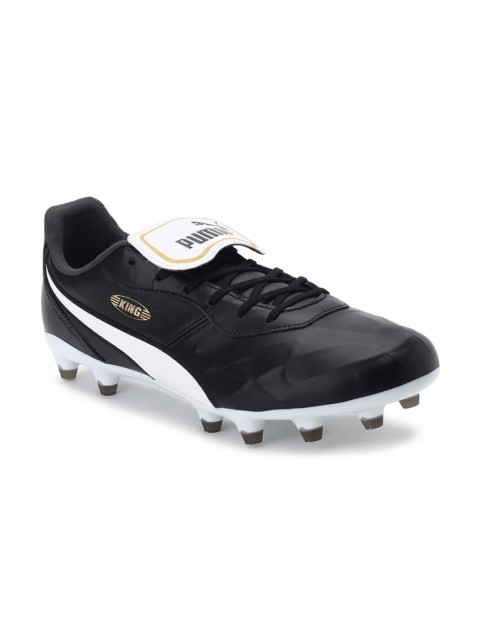 

Puma Unisex Black Leather KING Top FG Football Shoes
