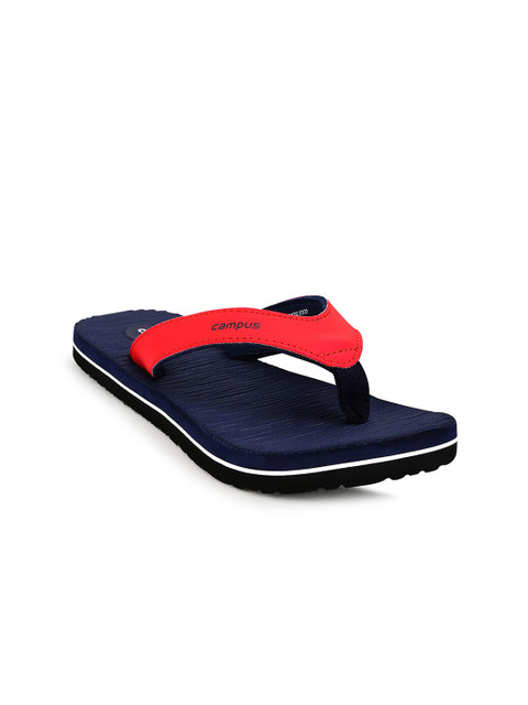 

Campus Women Red & Navy Blue Thong Flip-Flops