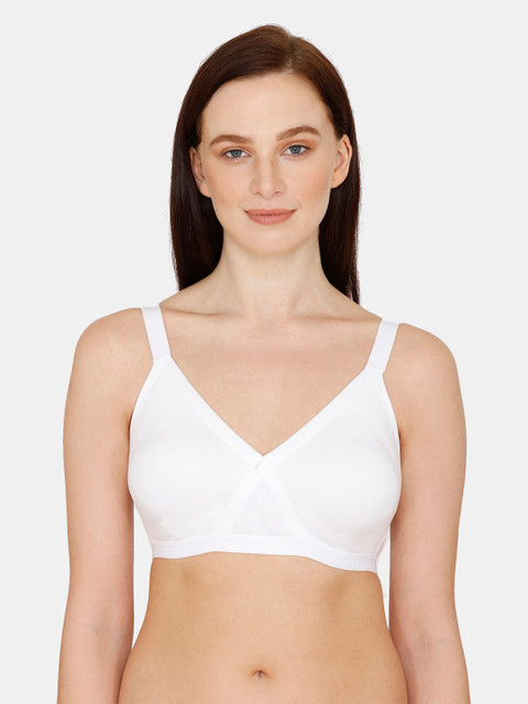 

Zivame White Everyday Bra Full Coverage