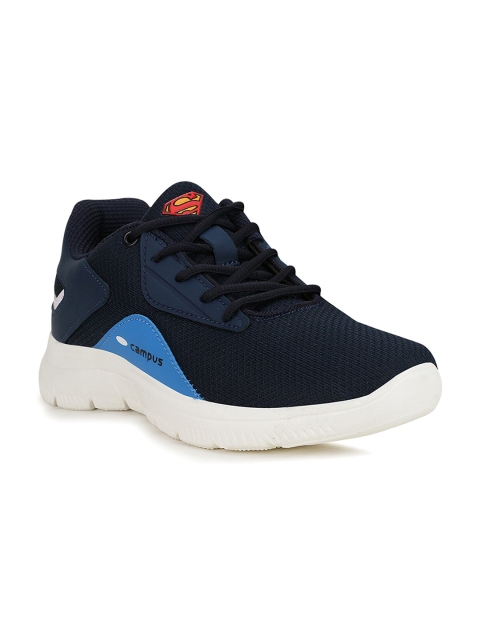 

Campus Unisex Kids Navy Blue Mesh Running Shoes