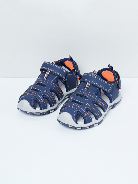 

max Boys Navy Blue Comfort Sandals