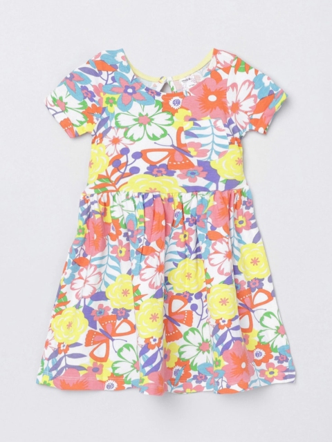

max Cream Floral Dress
