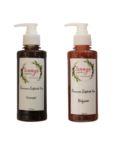 

Inaaya Organics Set of Organic Face & Body Wash, Multi