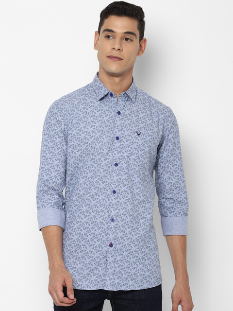 

Allen Solly Sport Men Blue Regular Fit Printed Casual Shirt