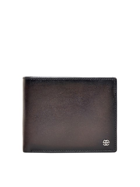 

Eske Men Brown Textured Two Fold Wallet