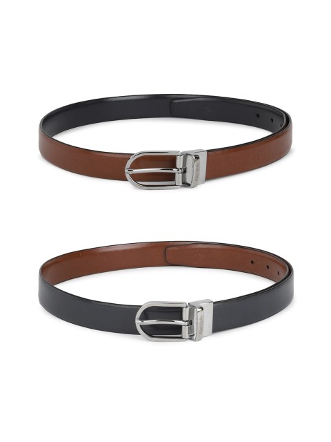 

Allen Solly Men Black 2 PU Reversible Formal Belt