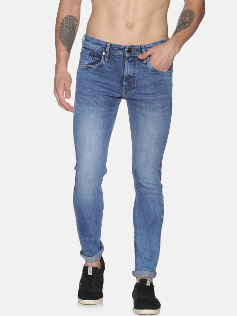 

Raa Jeans Men Blue Slim Fit Heavy Fade Jeans