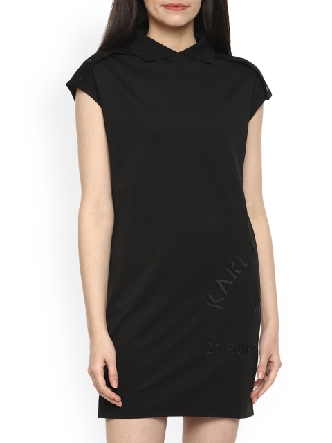 

Karl Lagerfeld Black Sheath Dress