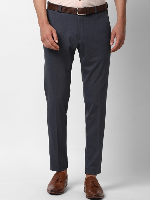 

Louis Philippe Sport Men Navy Blue Slim Fit Formal Trousers