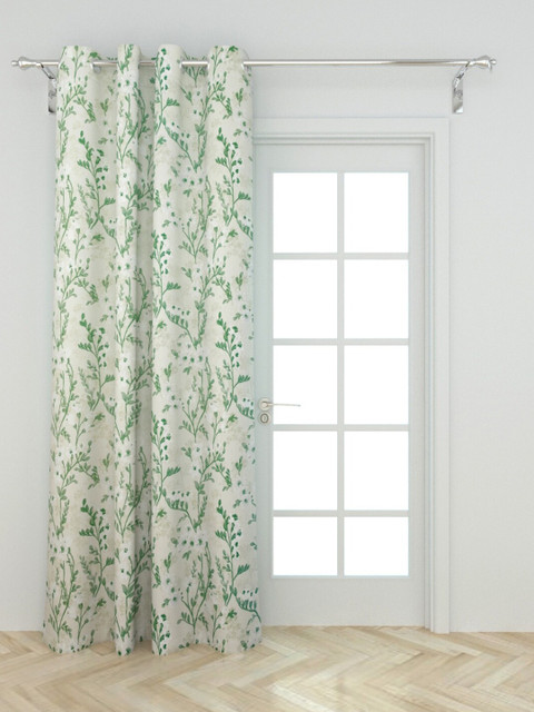 

Home Centre Cream & Green Floral Door Curtain