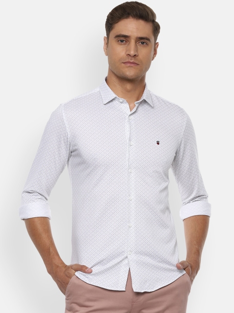 

Louis Philippe Sport Men White Slim Fit Printed Casual Shirt