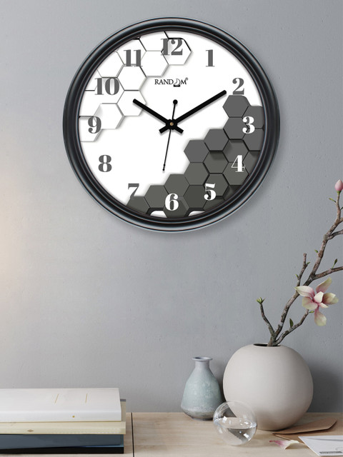 

RANDOM Black & White Printed Contemporary Wall Clock