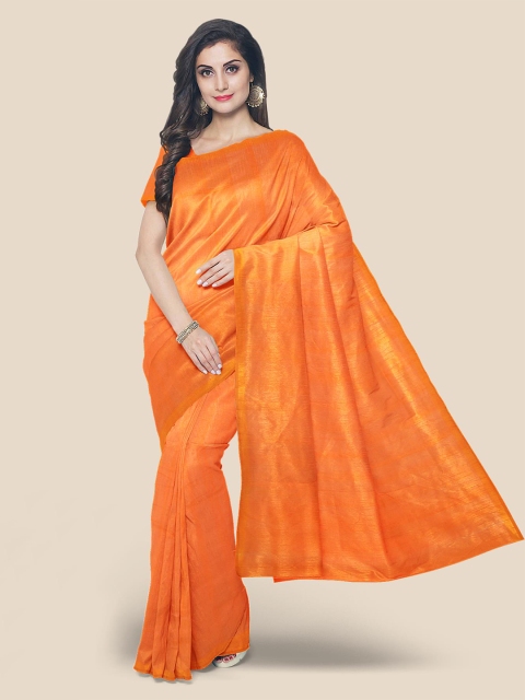 

Kalamandir Women Orange Mangalagari Saree