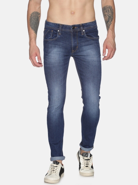 

Raa Jeans Men Blue Slim Fit Light Fade Stretchable Jeans