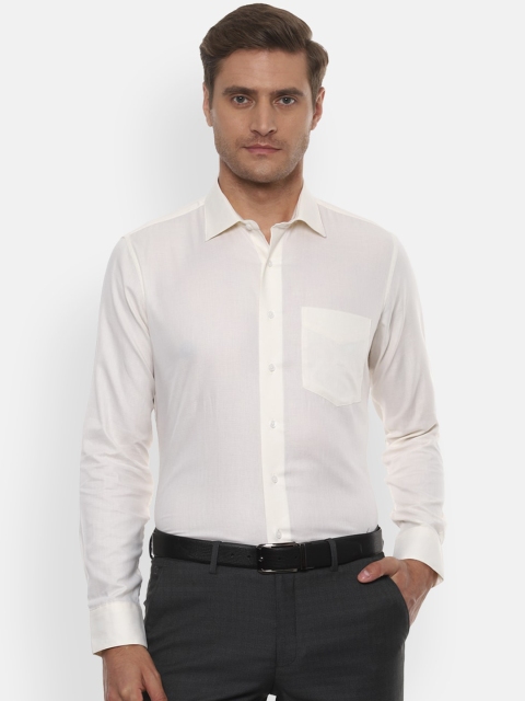 

Van Heusen Men White Slim Fit Casual Shirt