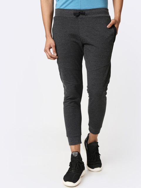 

Bewakoof Men Grey Solid Joggers