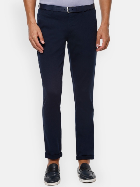 

Louis Philippe Sport Men Navy Blue Slim Fit Regular Trousers