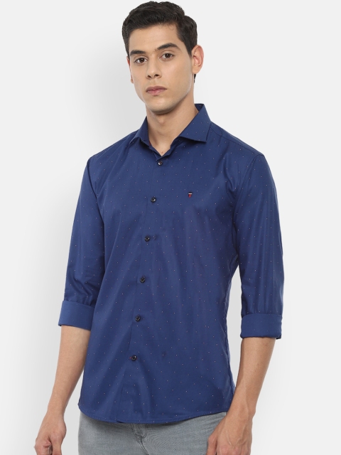 

Louis Philippe Sport Men Blue Slim Fit Printed Casual Shirt