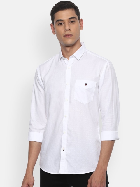 

Louis Philippe Sport Men White Slim Fit Cotton Casual Shirt